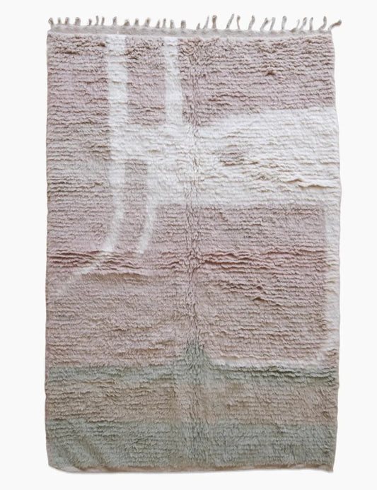 Neutral Moroccan Rug 7.9 x 5.2 ft / 240 x 160 cm - Surcoma