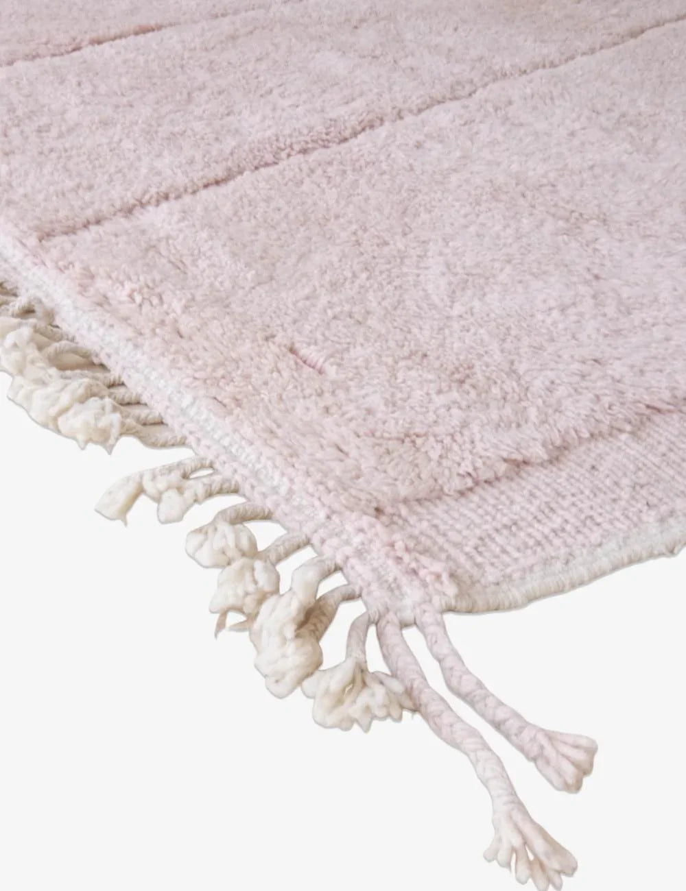 Soft Pink Moroccan Rug 11.5 x 8.8 ft / 350 x 269 cm - Surcoma