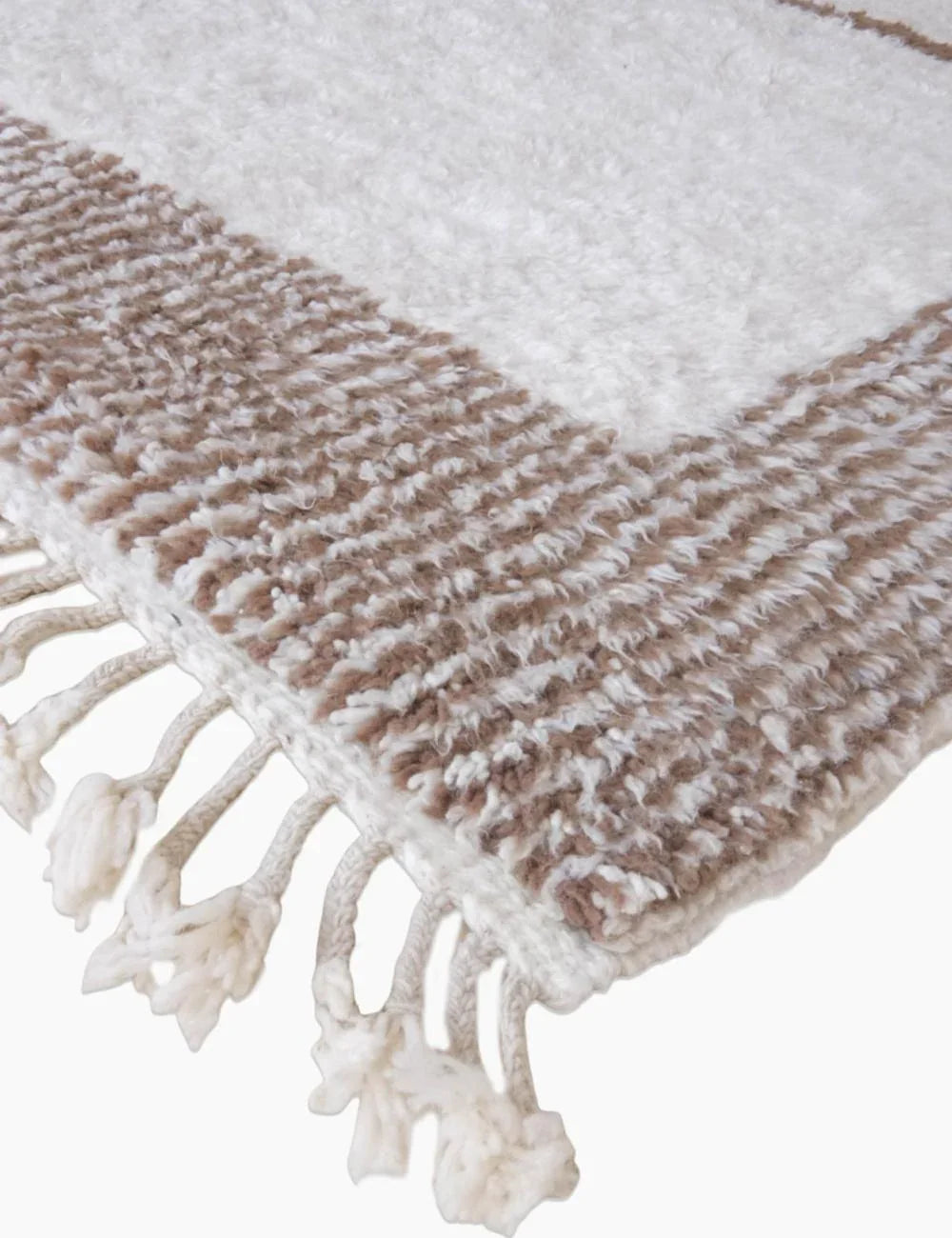 Ivory Moroccan Rug 11.5 x 8 ft / 352 x 245 cm - Surcoma