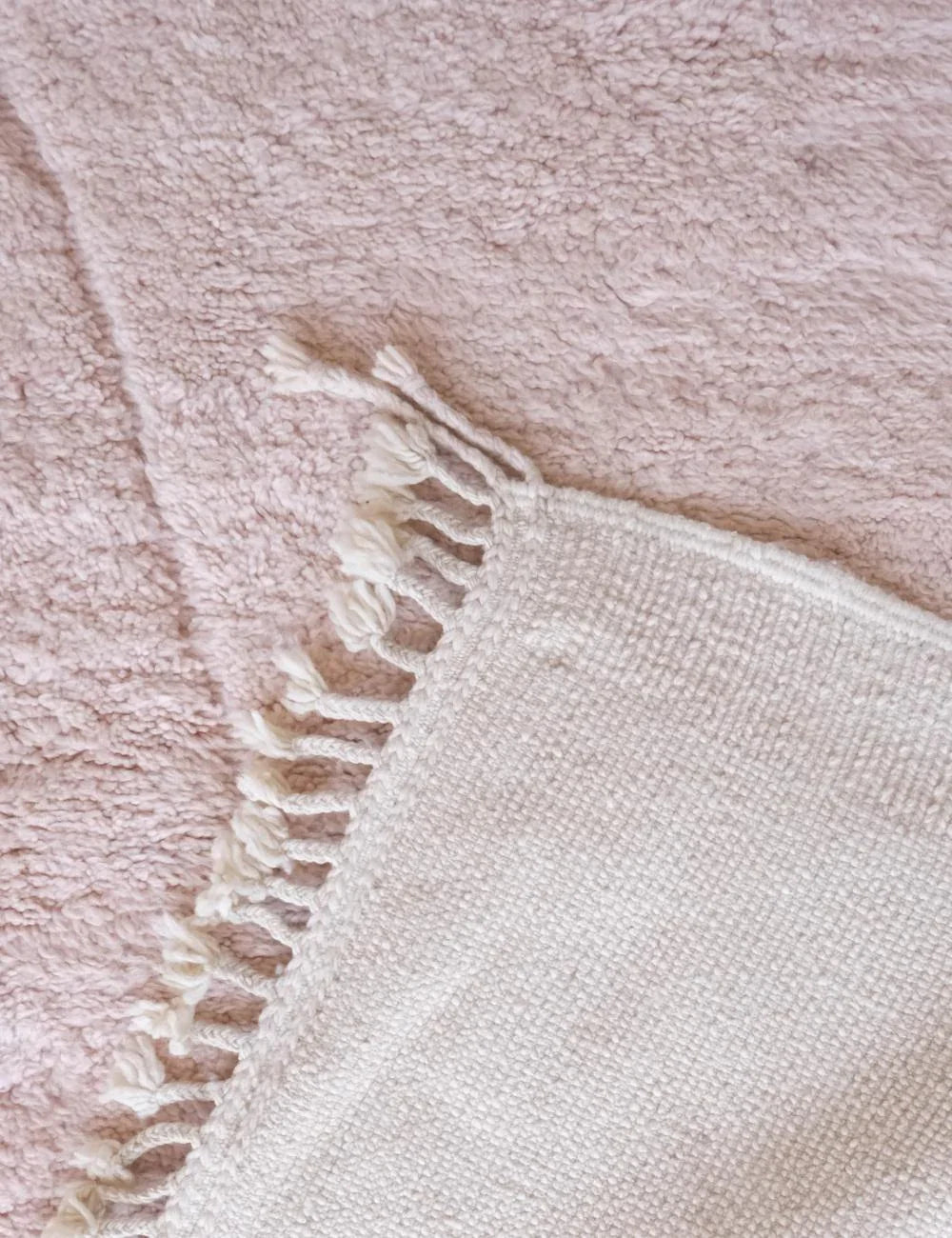 Soft Pink Moroccan Rug 11.5 x 8.8 ft / 350 x 269 cm - Surcoma