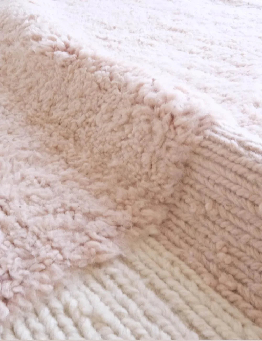 Soft Pink Moroccan Rug 11.5 x 8.8 ft / 350 x 269 cm - Surcoma