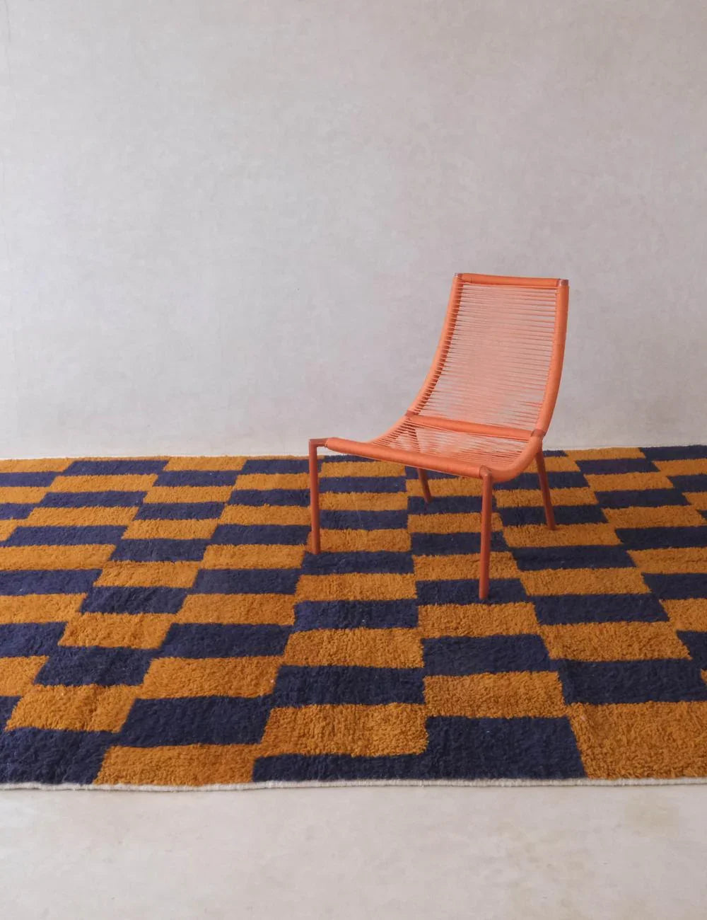 Geometric Wool Rug 9.8 x 6.8 ft / 298 x 210 cm - Surcoma
