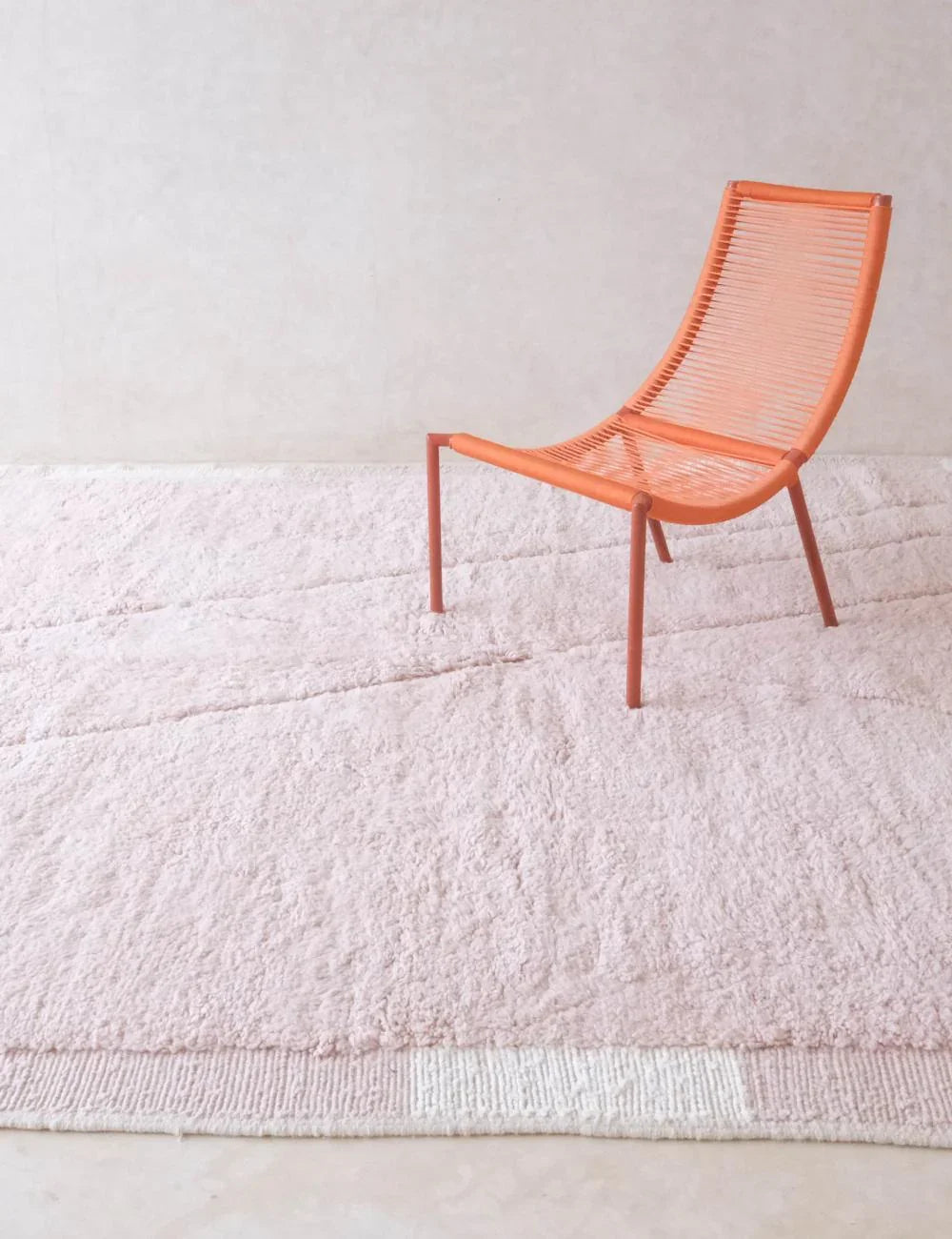 Soft Pink Moroccan Rug 11.5 x 8.8 ft / 350 x 269 cm - Surcoma