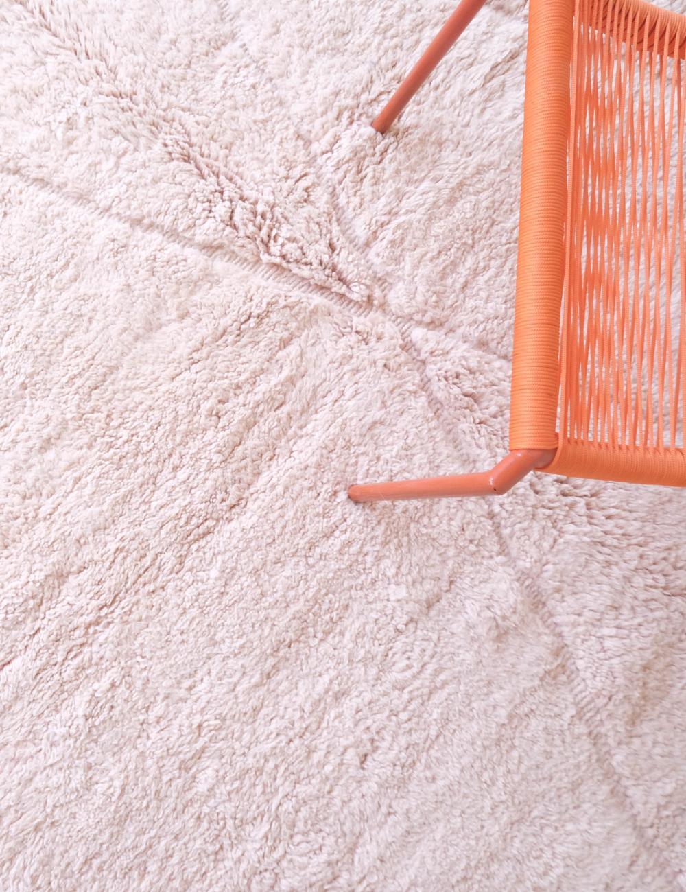Soft Pink Moroccan Rug 11.5 x 8.8 ft / 350 x 269 cm - Surcoma