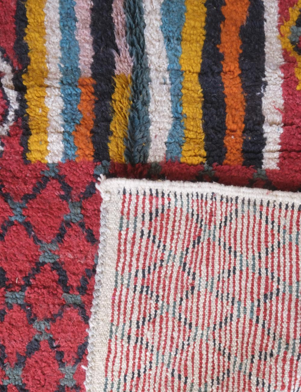 Boujad Moroccan Runner Rug 11.9 x 4.1 ft / 362 x 125 cm - Surcoma
