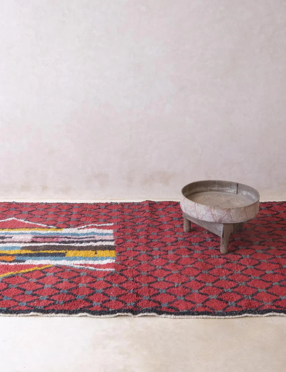 Boujad Moroccan Runner Rug 11.9 x 4.1 ft / 362 x 125 cm - Surcoma