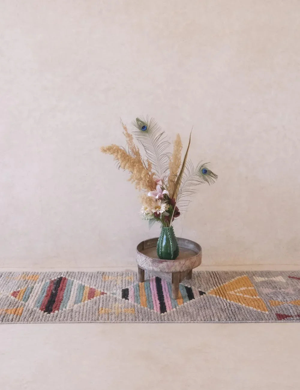 Boujad Moroccan Runner Rug 11.5 x 2.4 ft / 351 x 74 cm
