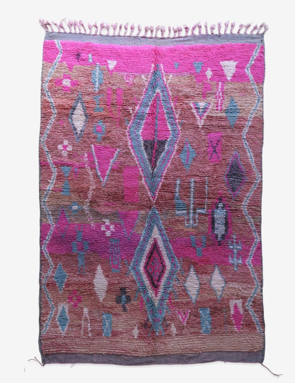 Boujad Moroccan Wool Rug 10 x 6.6 ft / 304 x 203 cm - Surcoma