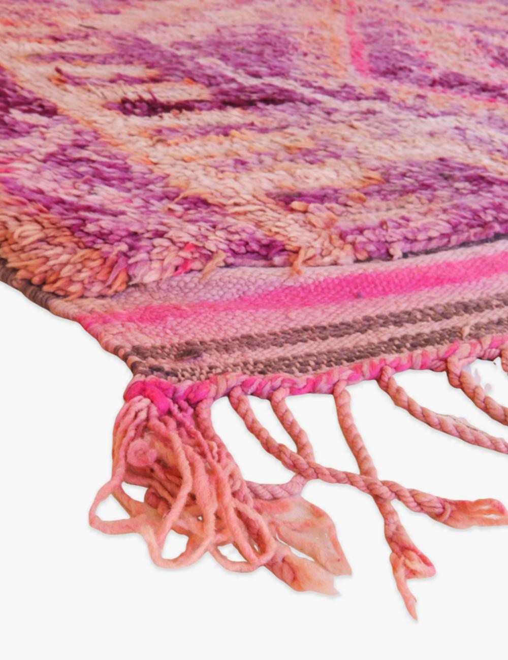 Collectible Moroccan Wool Rug 12.1 x 6.2 ft / 368 x 190 cm