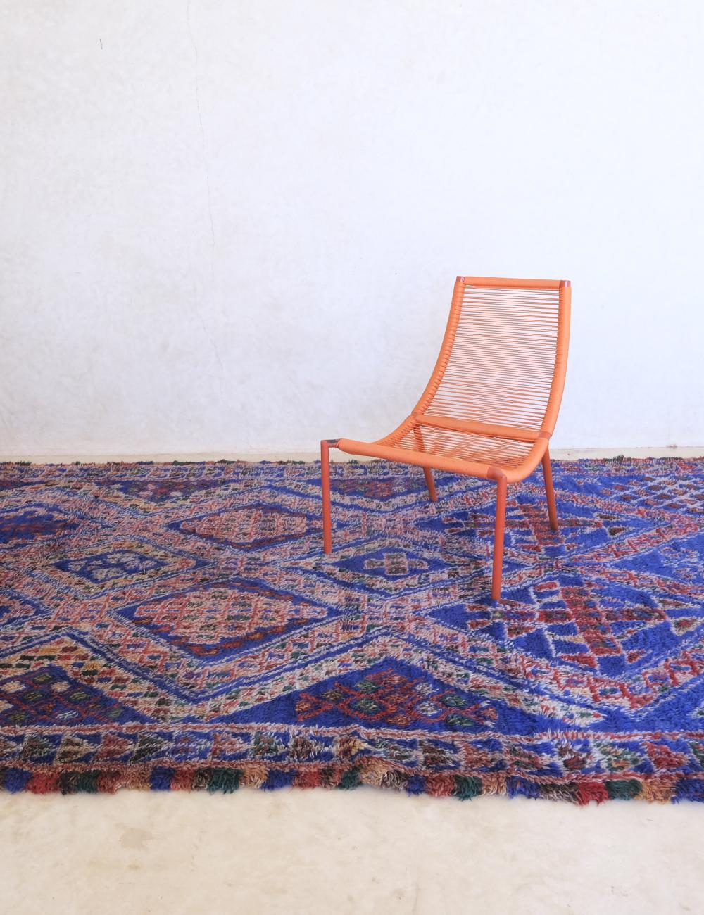 Collector Moroccan Wool Rug 12.7 x 6.4 ft / 387 x 195 cm