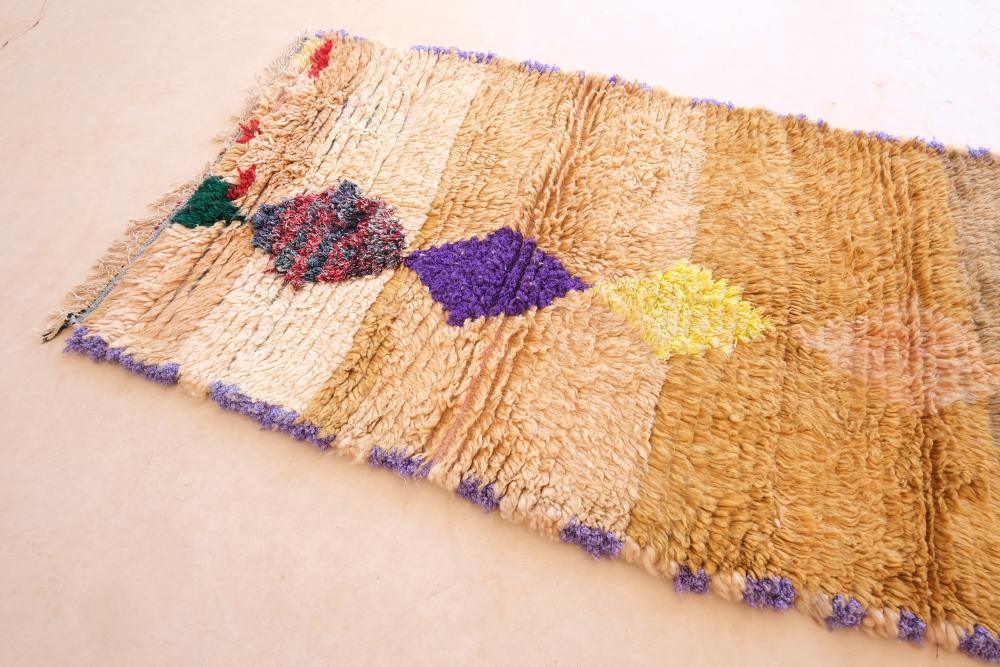 Moroccan Hallway Boujad Rug 9.1 x 3.6 ft / 276 x 111 cm - Surcoma