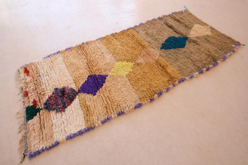 Moroccan Hallway Boujad Rug 9.1 x 3.6 ft / 276 x 111 cm - Surcoma