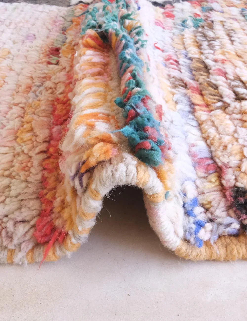 Colorful Boujad Moroccan Rug 9.9 x 6.2 ft / 302 x 190 cm - Surcoma
