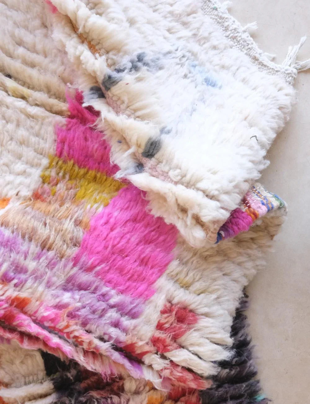 Colorful Hallway Moroccan Wool Rug 9.7 x 2.8 ft / 295 x 87 cm - Surcoma