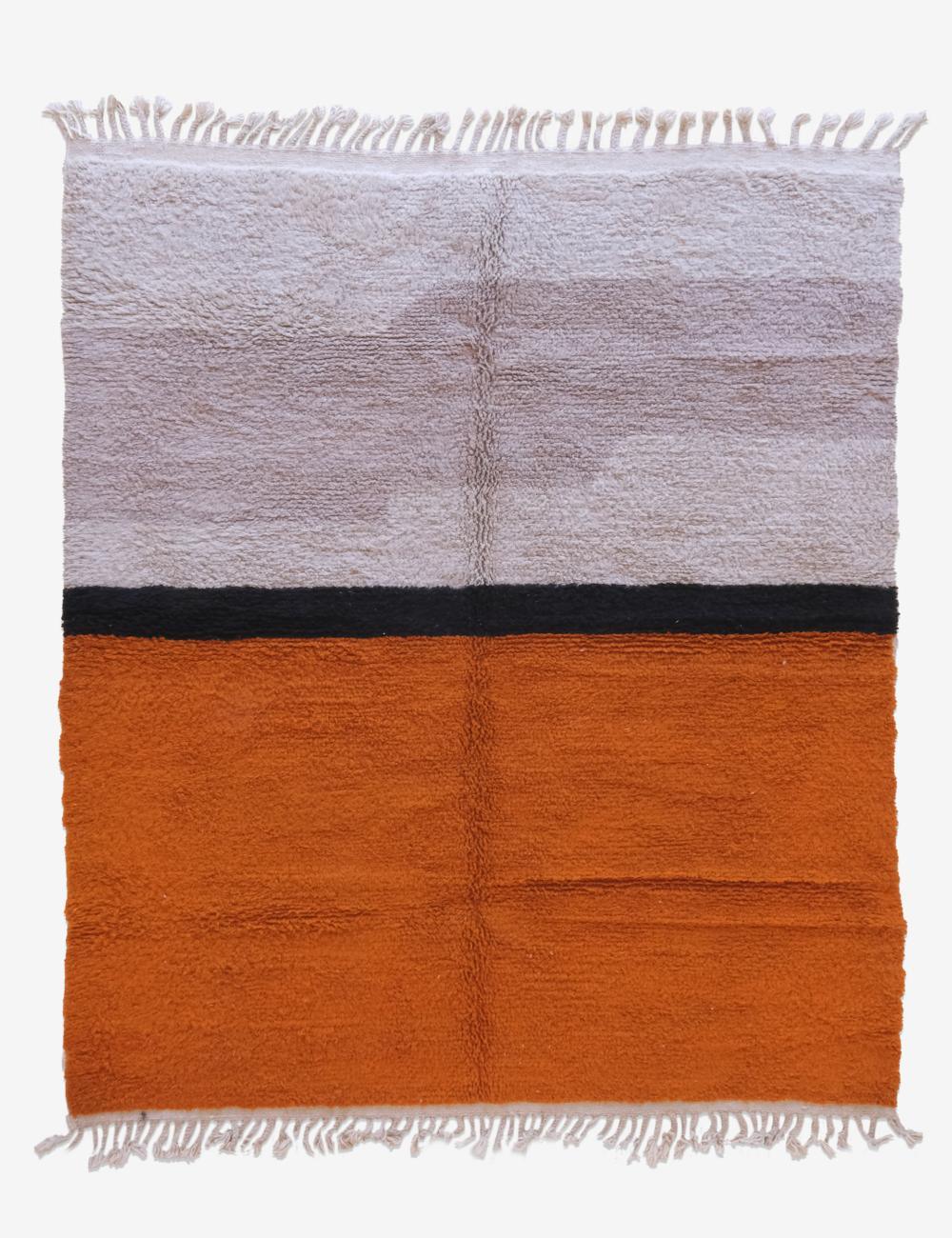 Contemporary Moroccan Wool Rug 8.8 x 7.2 ft / 269 x 220 cm - Surcoma