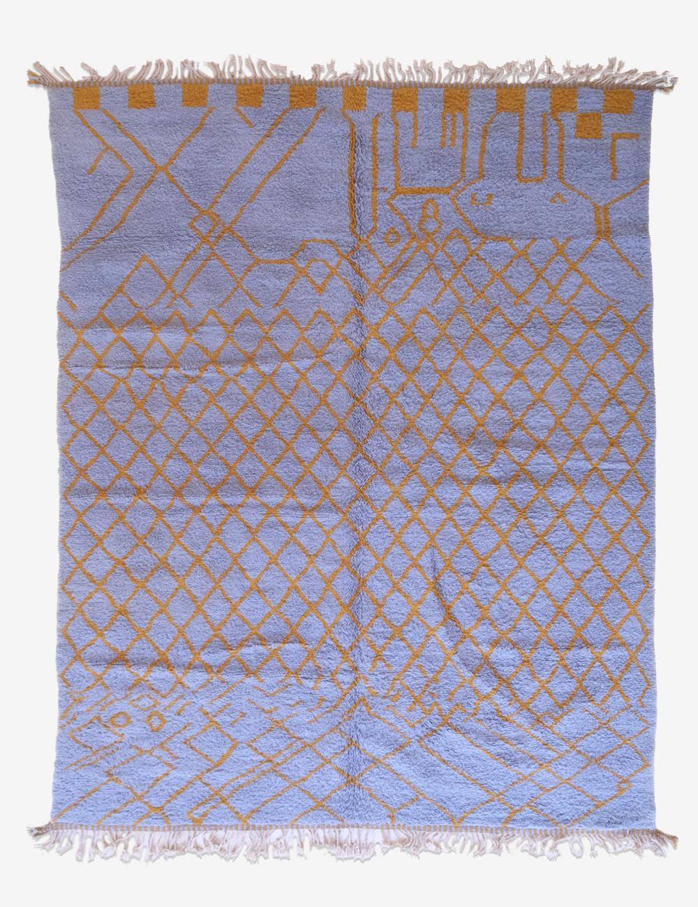 Contemporary Moroccan Wool Rug 11.8 x 8.8 ft / 359 x 270 cm - Surcoma