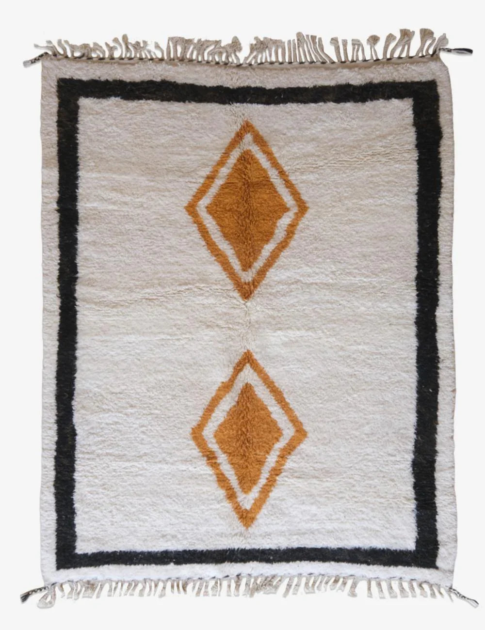 Modern Moroccan Wool Rug 8.2 x 6.3 ft / 250 x 194 cm - Surcoma