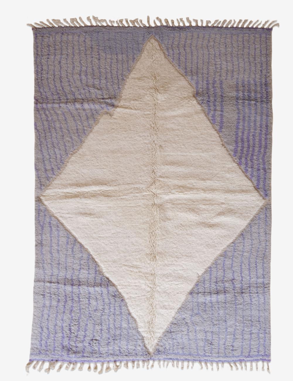 Berber Moroccan Area Rug 9.9 x 6.8 ft / 303 x 209 cm