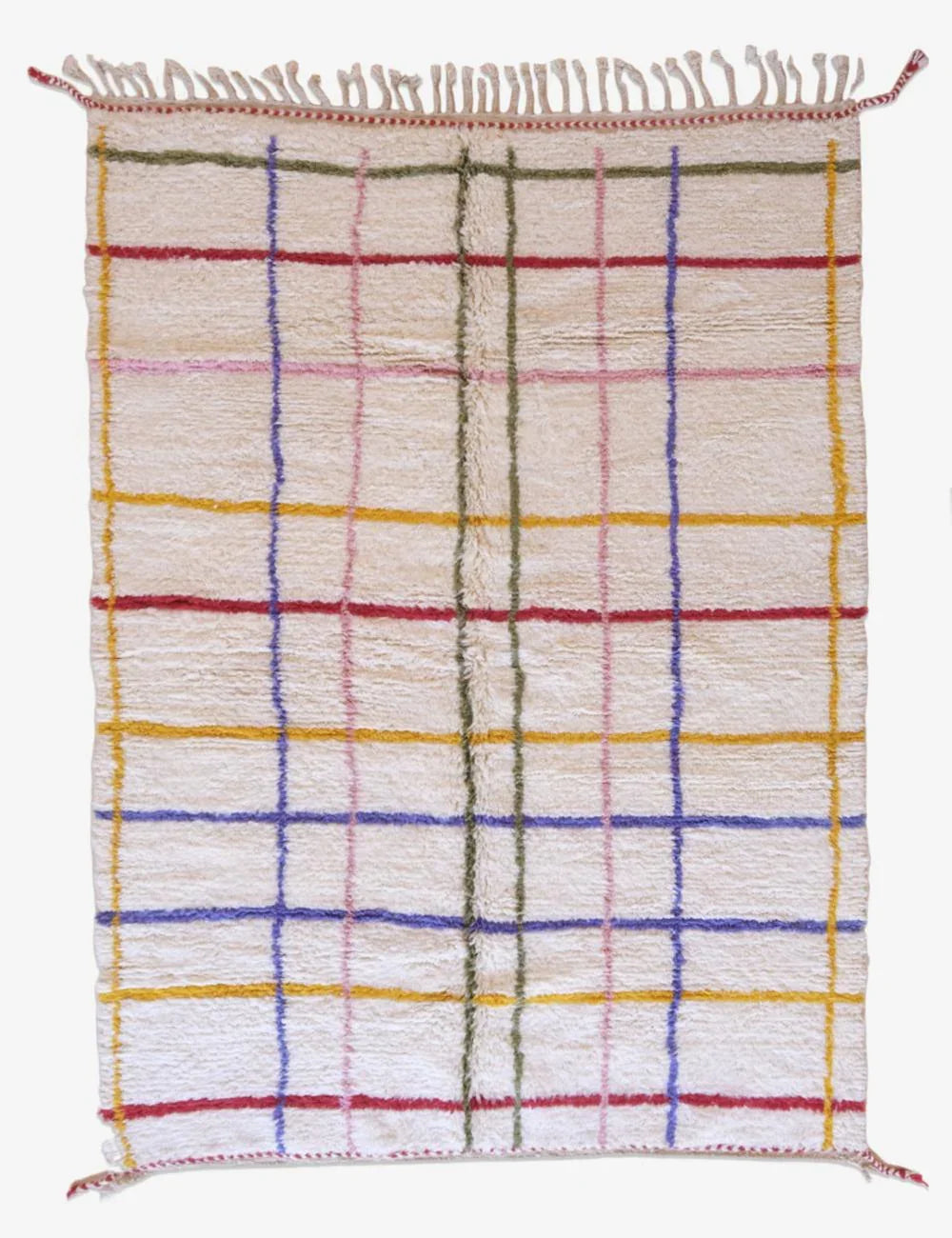 Modern Moroccan Boujad Rug 9.9 x 7 ft / 302 x 214 cm - Surcoma