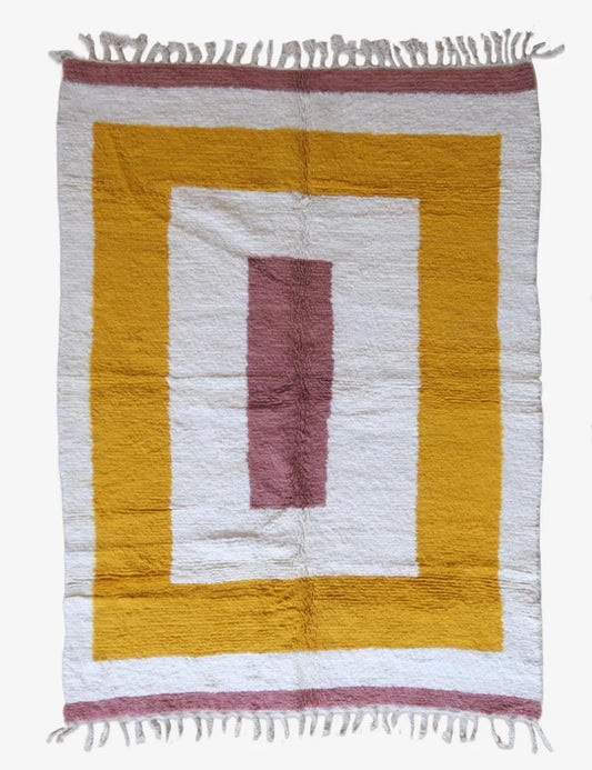 Handmade Moroccan Contemporary Rug 8.5 x 6.3 ft / 260 x 192 cm - Surcoma