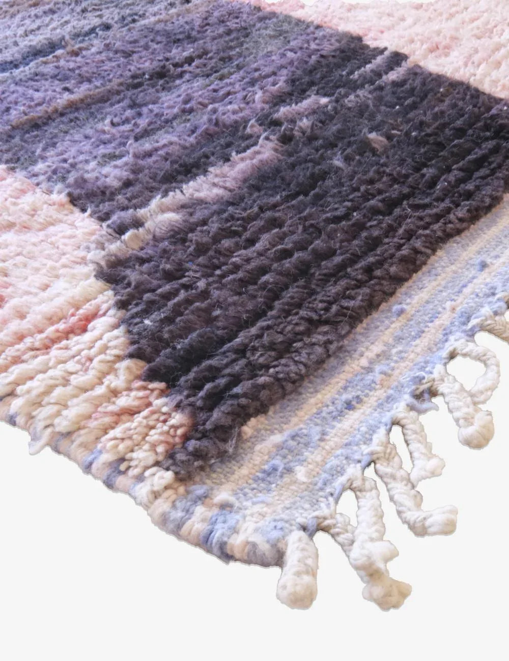 Neutral Moroccan Wool Rug 11.3 x 7.9 ft / 345 x 243 cm - Surcoma