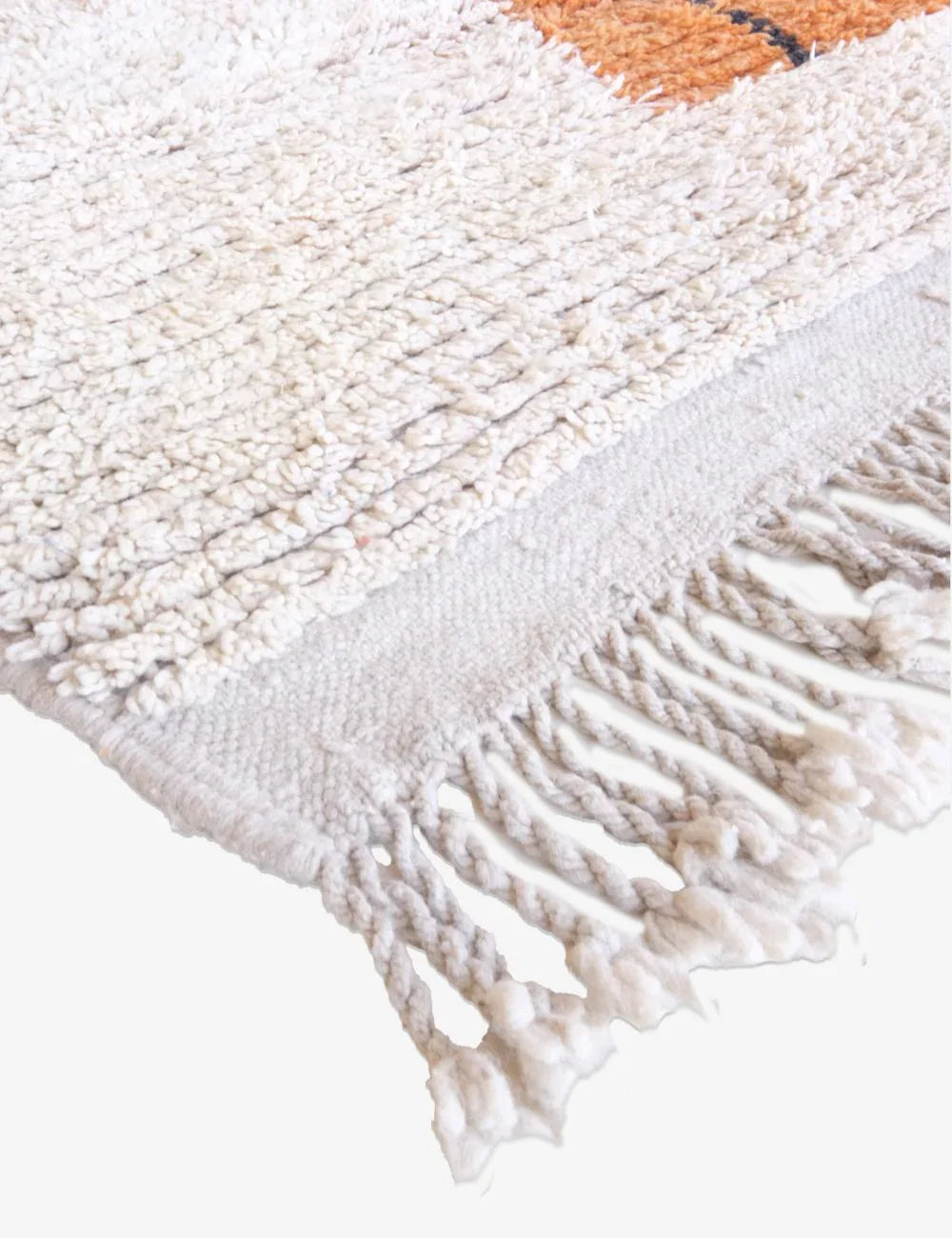 Moroccan Wool Neutral Rug 9.8 x 8.8 ft / 300 x 269 cm - Surcoma
