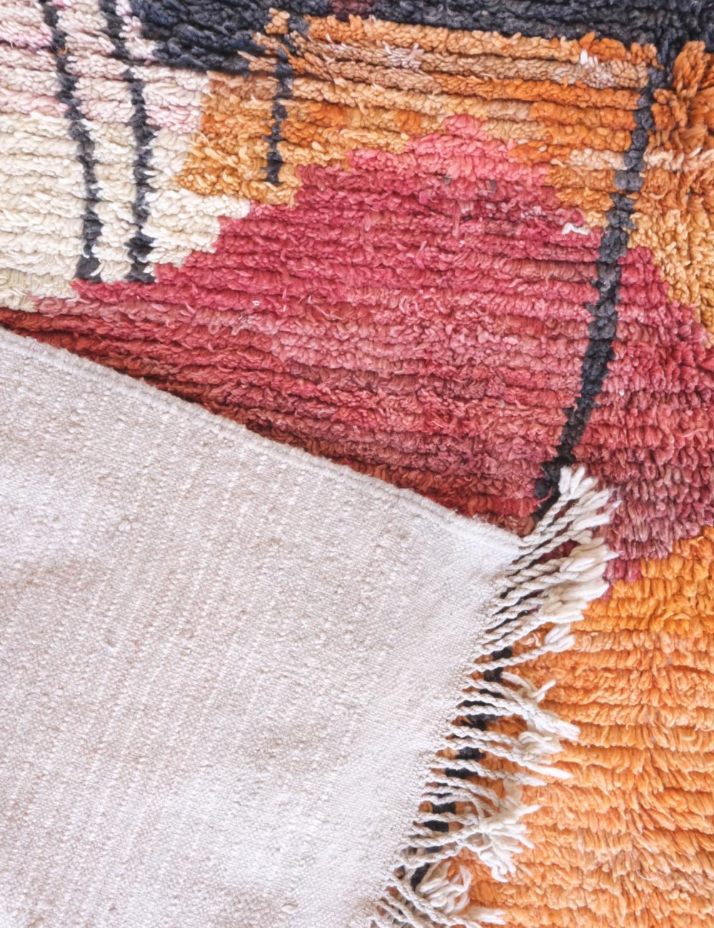 Moroccan Wool Neutral Rug 9.8 x 8.8 ft / 300 x 269 cm - Surcoma