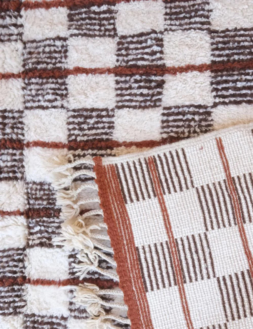 Moroccan Wool Neutral Rug 10.3 x 8.5 ft / 313 x 260 cm - Surcoma