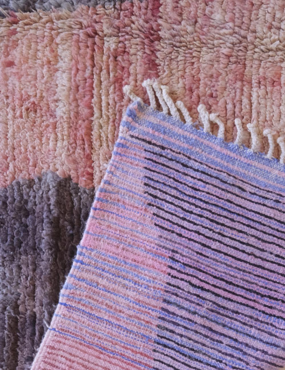 Neutral Moroccan Wool Rug 11.3 x 7.9 ft / 345 x 243 cm - Surcoma