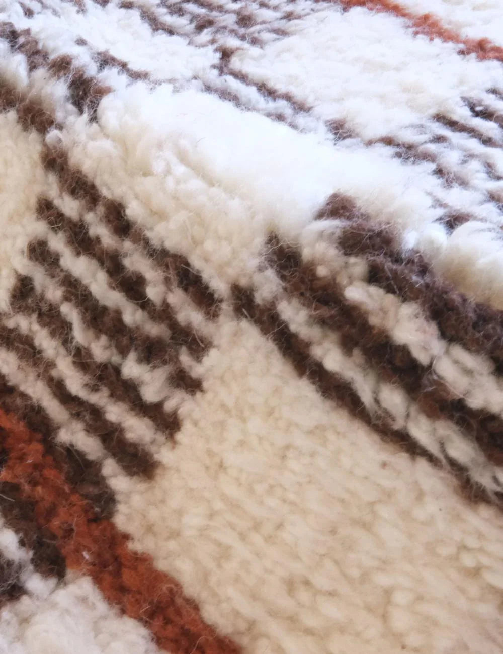 Moroccan Wool Neutral Rug 10.3 x 8.5 ft / 313 x 260 cm - Surcoma