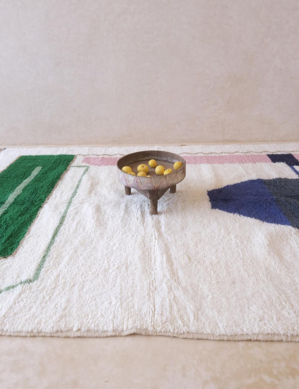 Contemporary Moroccan Wool Rug 9.6 x 6.7 ft / 292 x 206 cm