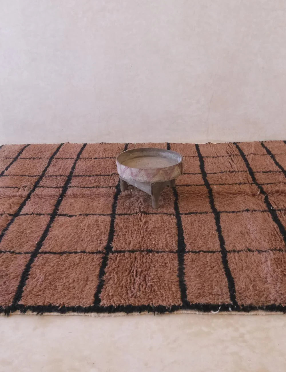 Brown Moroccan Rug 8.4 x 7 ft / 256 x 216 cm - Surcoma