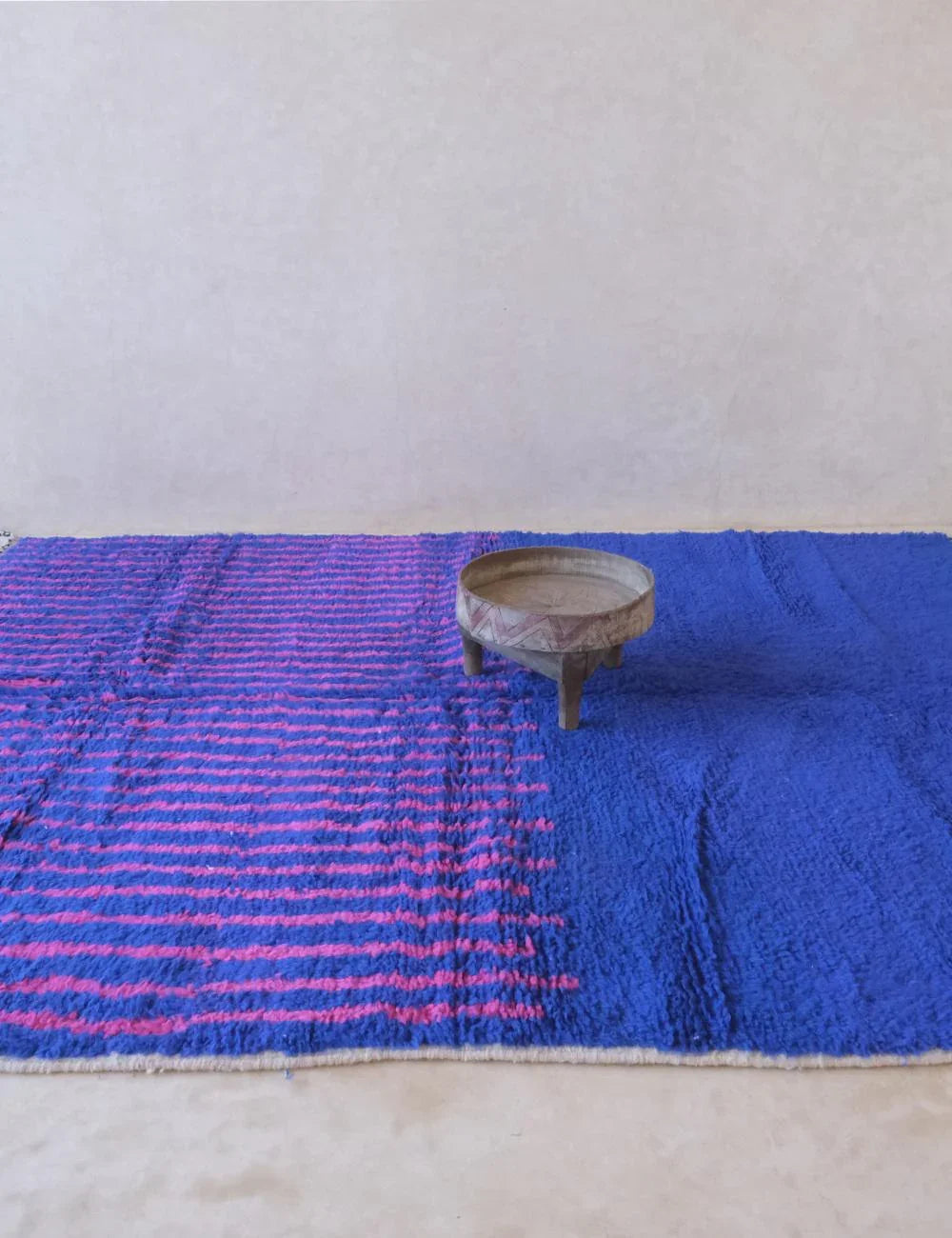 Blue Contemporary Moroccan Rug 9.4 x 7.1 ft / 287 x 218 cm - Surcoma