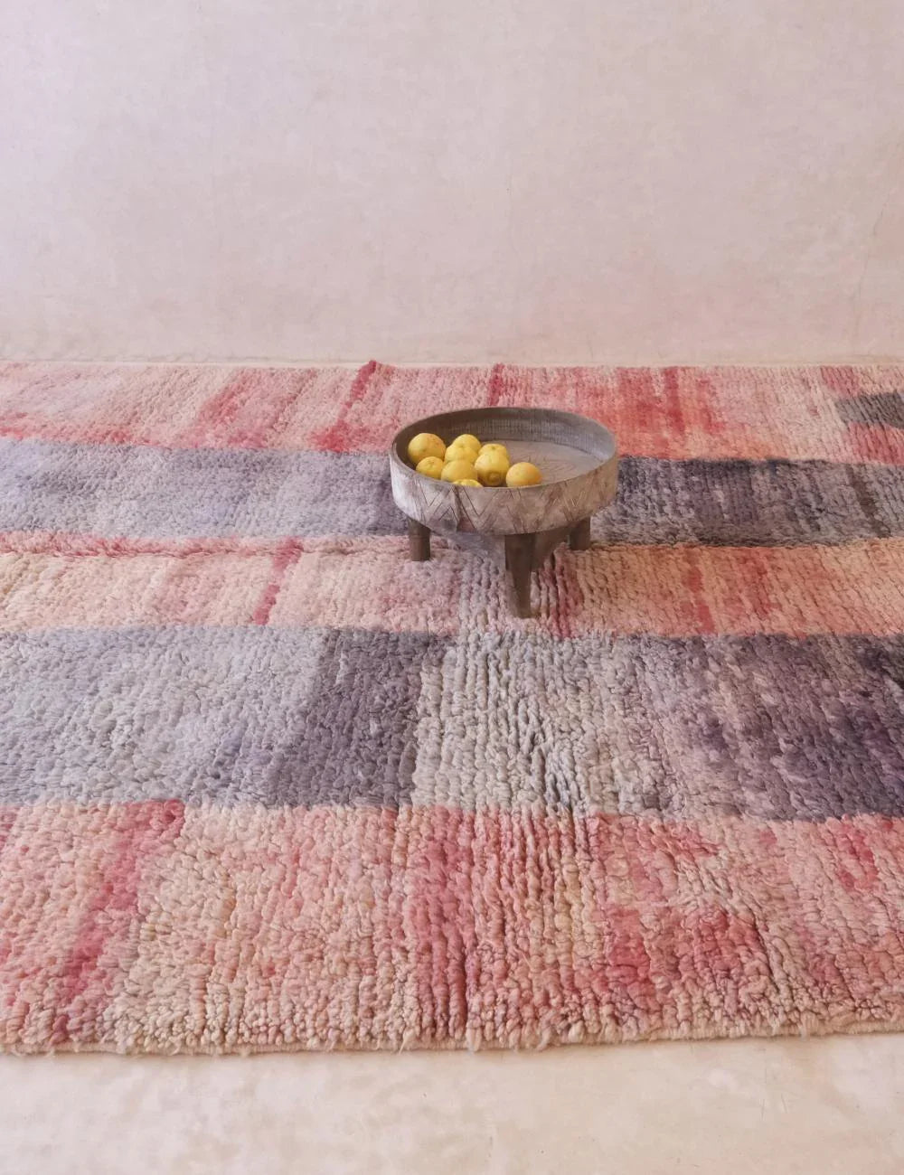 Neutral Moroccan Wool Rug 11.3 x 7.9 ft / 345 x 243 cm - Surcoma