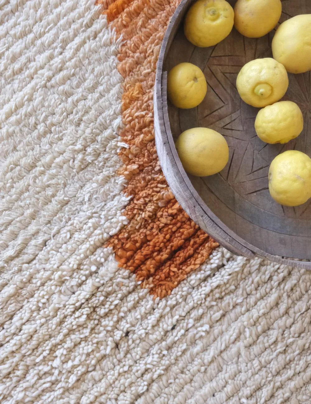 Moroccan Wool Neutral Rug 9.8 x 8.8 ft / 300 x 269 cm - Surcoma