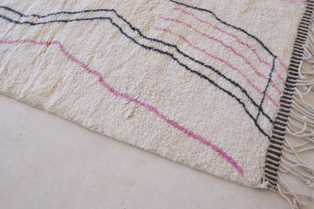 Abstract Moroccan Beni Mrirt Wool Rug 13.1 x 9.7 ft / 400 x 298 cm - Surcoma