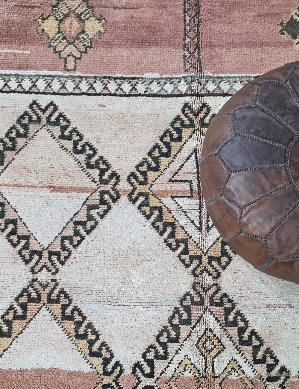 Earthy Tone Moroccan Rug 6.9 x 5.4 ft / 210 x 165 cm