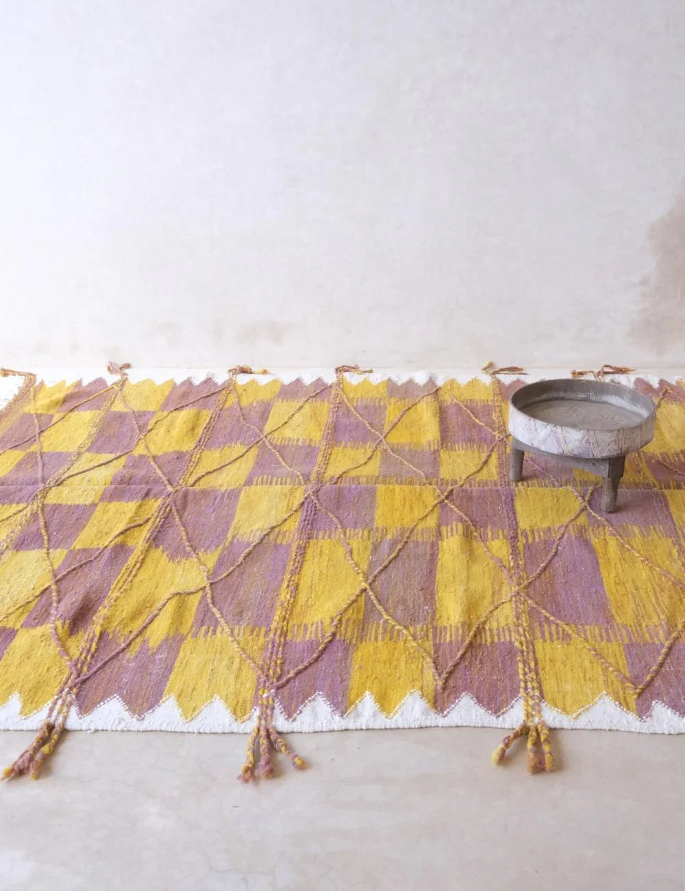 Flatweave Moroccan Kilim Rug 10.3 x 6.8 ft / 313 x 210 cm - Surcoma