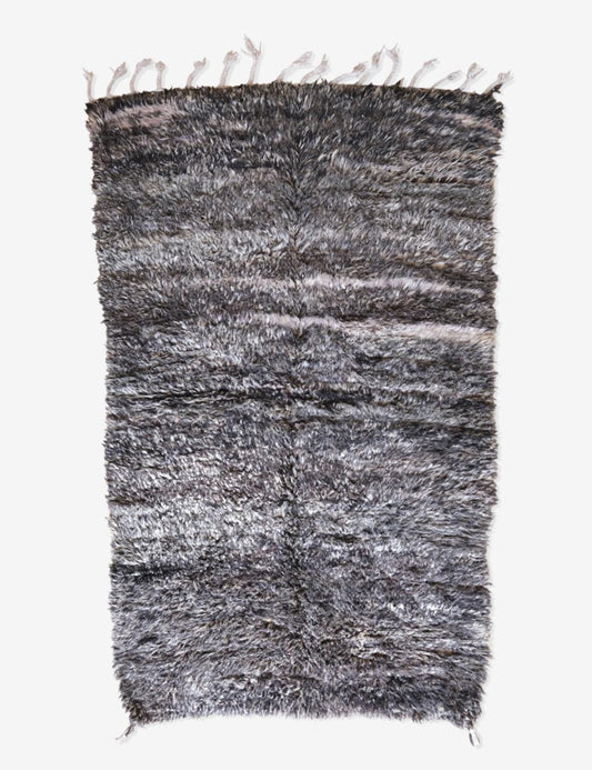 Gray Beni Ourain Moroccan Rug 7 x 4.2 ft / 212 x 130 cm - Surcoma