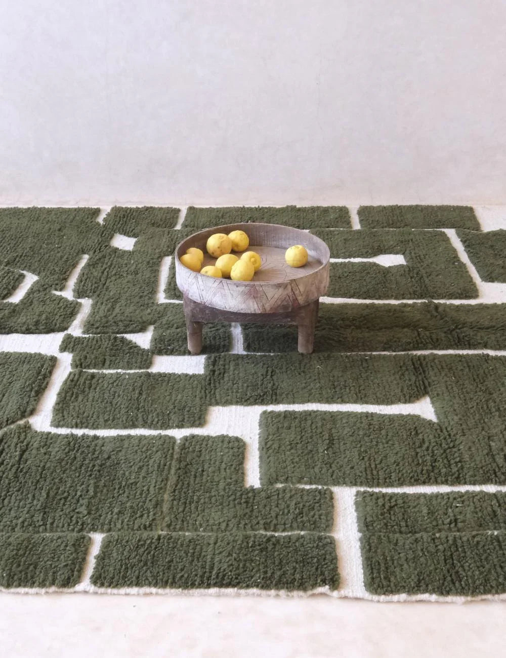 Green Moroccan Contemporary Rug 9.6 x 7 ft / 294 x 216 cm - Surcoma