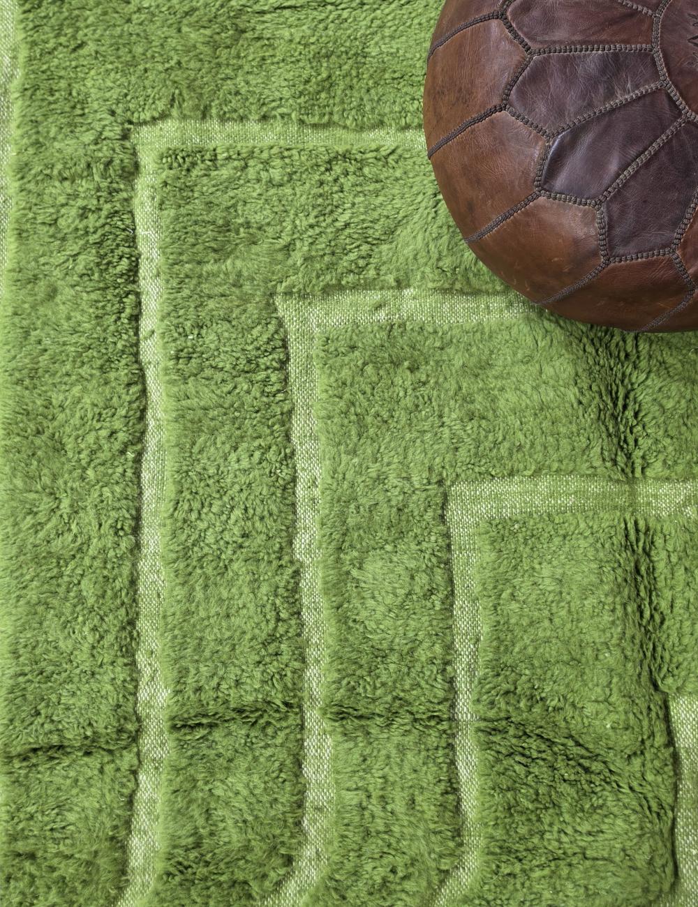 Green Moroccan Rug 10.4 x 7.9 ft / 316 x 242 cm