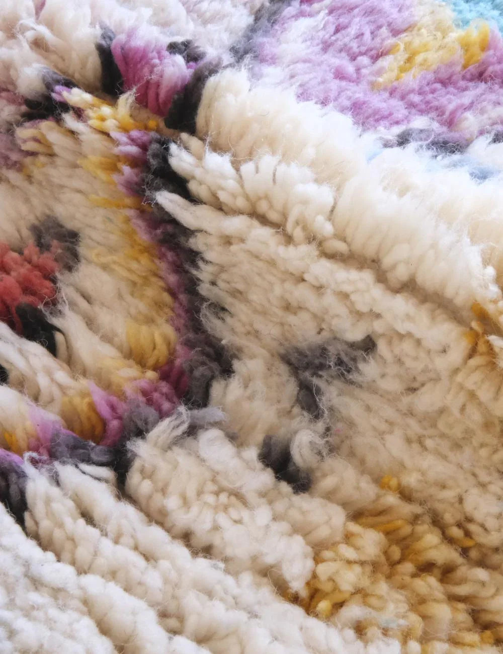 Hallway Moroccan Wool Rug 7.5 x 2.3 ft / 228 x 70 cm - Surcoma