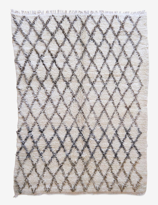 Moroccan Marmoucha Wool Rug 8.5 x 6.1 ft / 260 x 186 cm - Surcoma
