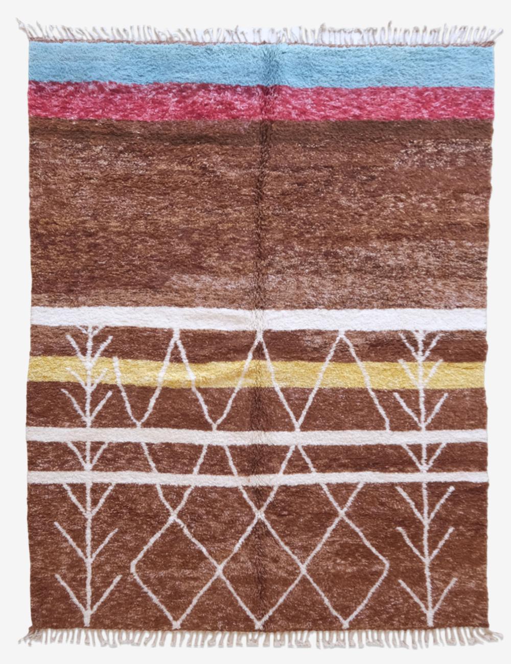 Hand-knotted Moroccan Wool Rug 11.3 x 8.4 ft / 345 x 257 cm - Surcoma