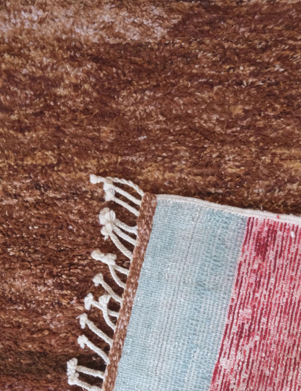 Hand-knotted Moroccan Wool Rug 11.3 x 8.4 ft / 345 x 257 cm - Surcoma