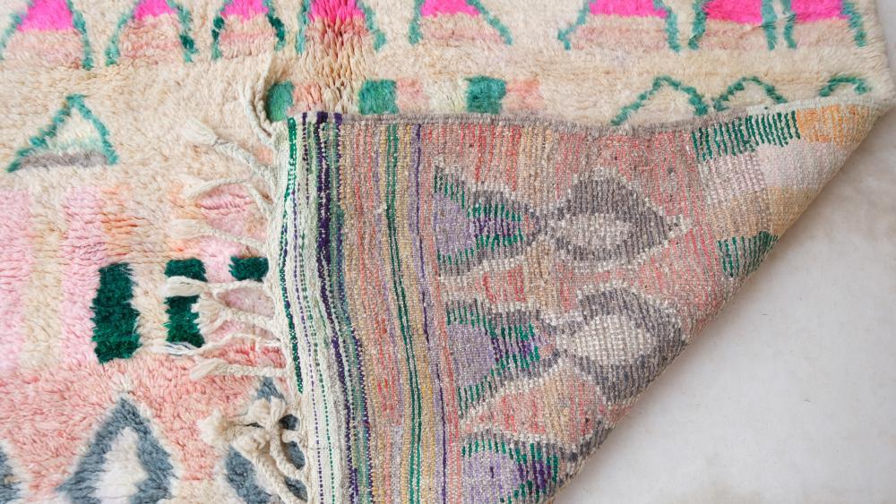 Handknotted Moroccan Abstract Rug 8.7 x 5.7 ft / 264 x 176 cm - Surcoma