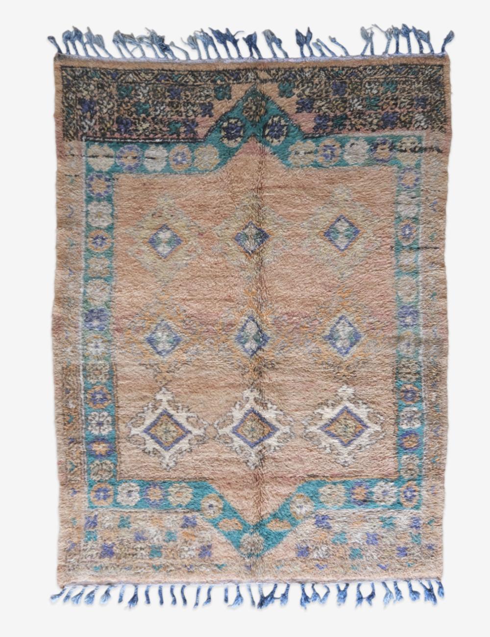 Handknotted Moroccan Berber Rug 9.1 x 5.9 ft / 277 x 182 cm - Surcoma