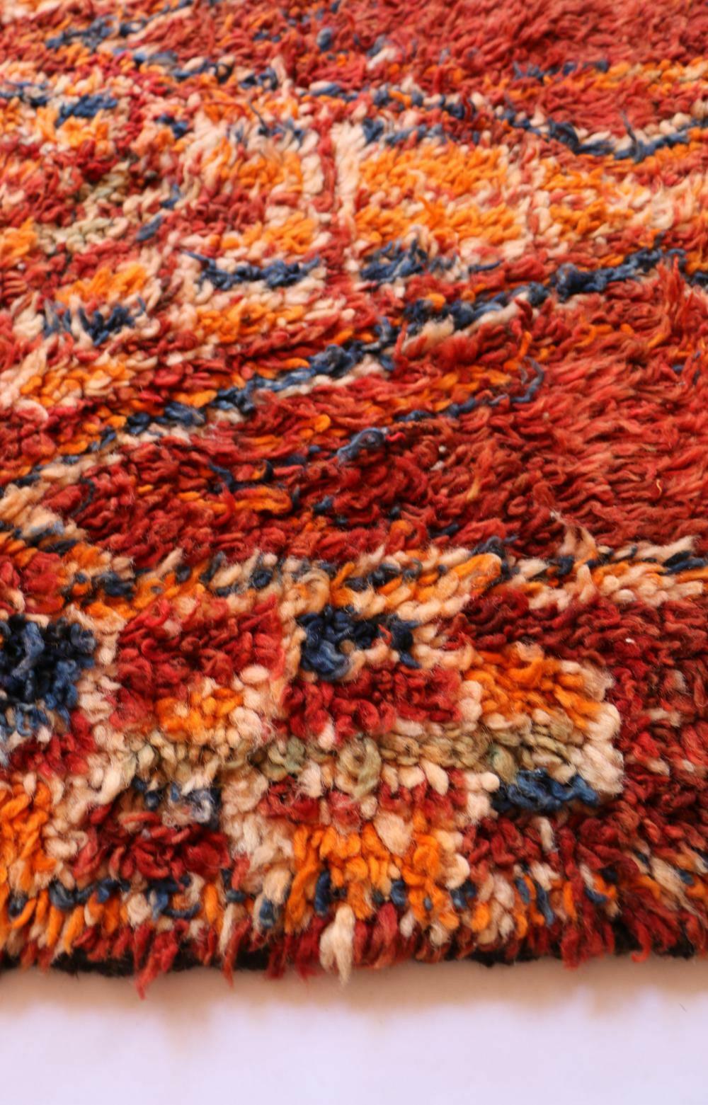 Moroccan Beni M'Guild Wool Rug 10.2 x 6.9 ft / 312 x 213 cm - Surcoma
