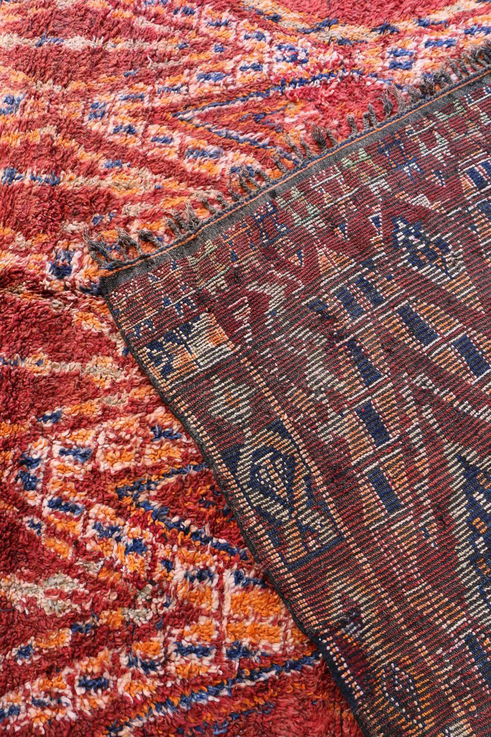 Moroccan Beni M'Guild Wool Rug 10.2 x 6.9 ft / 312 x 213 cm - Surcoma