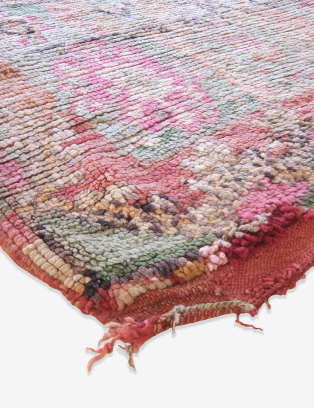 Vintage Moroccan Rug 6.6 x 5.8 ft / 201 x 178 cm
